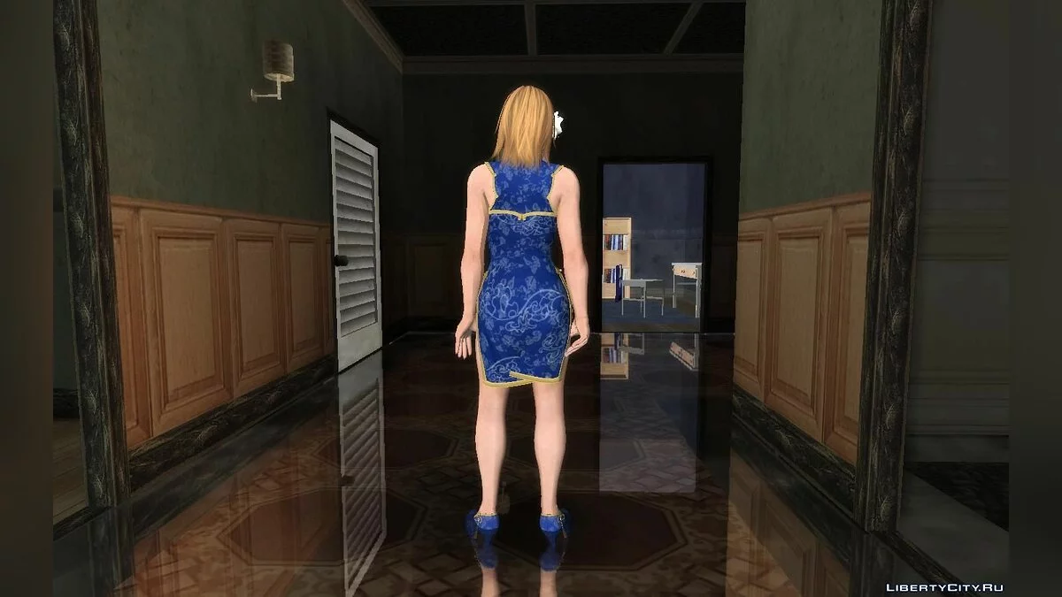Тина Армстронг в мандариновом платье из DOA5LR / GTA San Andreas