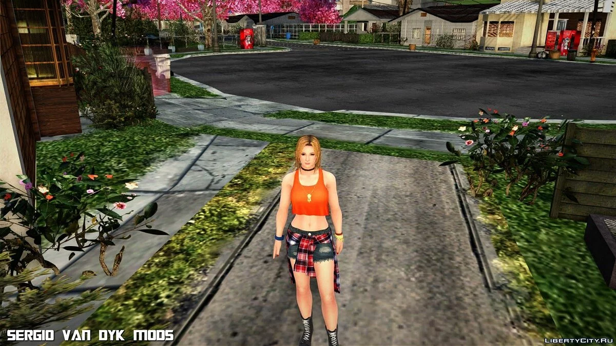 Тина в повседневной одежде из DOA6 / GTA San Andreas