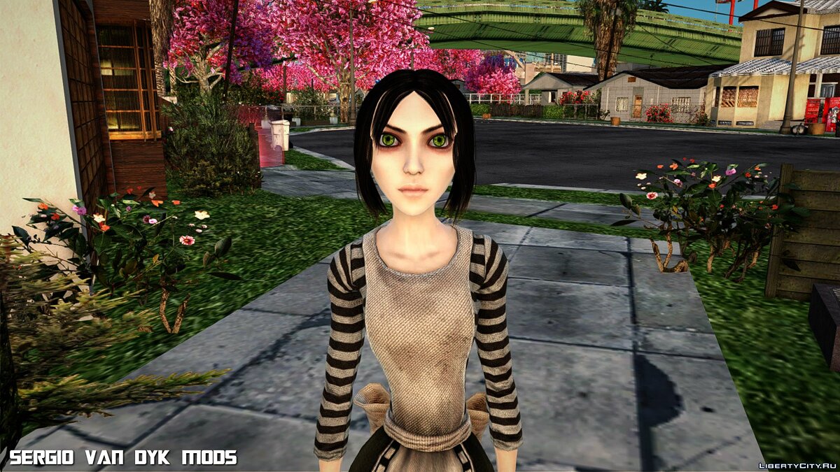 Скачать Алиса Лидделл из Alice Madness Returns London для GTA San Andreas