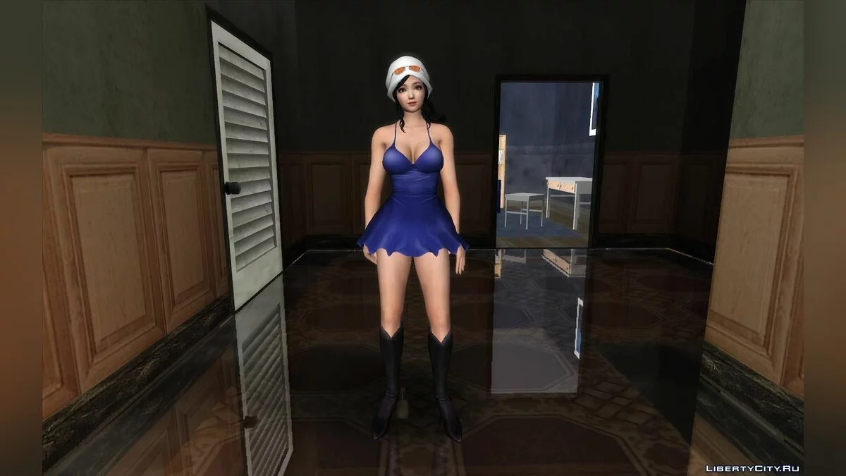 DOA Naotora Ii Nico Robin Dress Style One Piece / GTA San Andreas