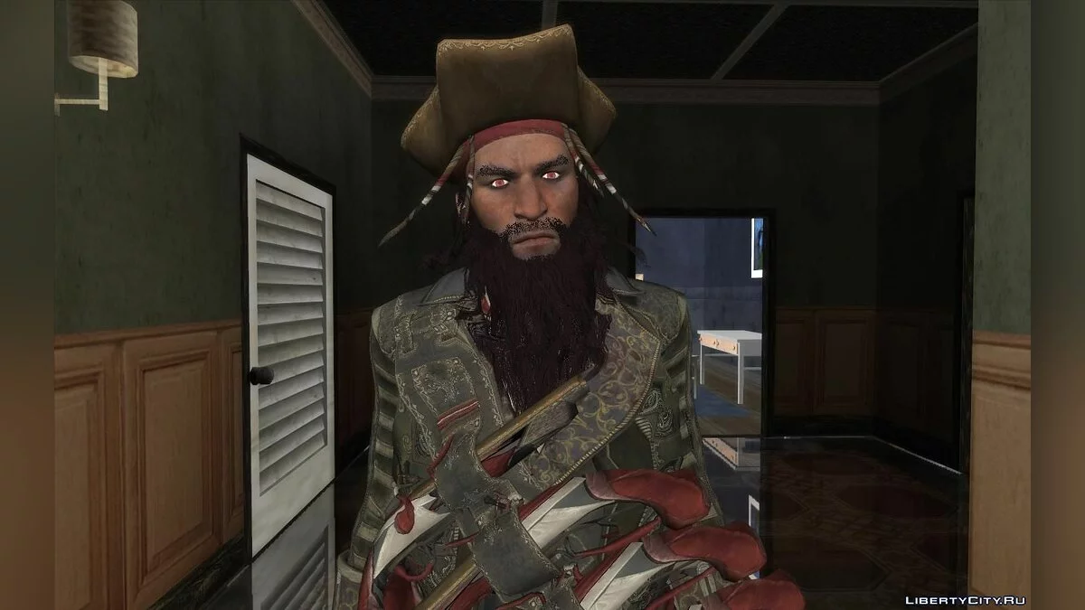 Эдвард Тэтч (Черная Борода) из Assassin's Creed / GTA San Andreas