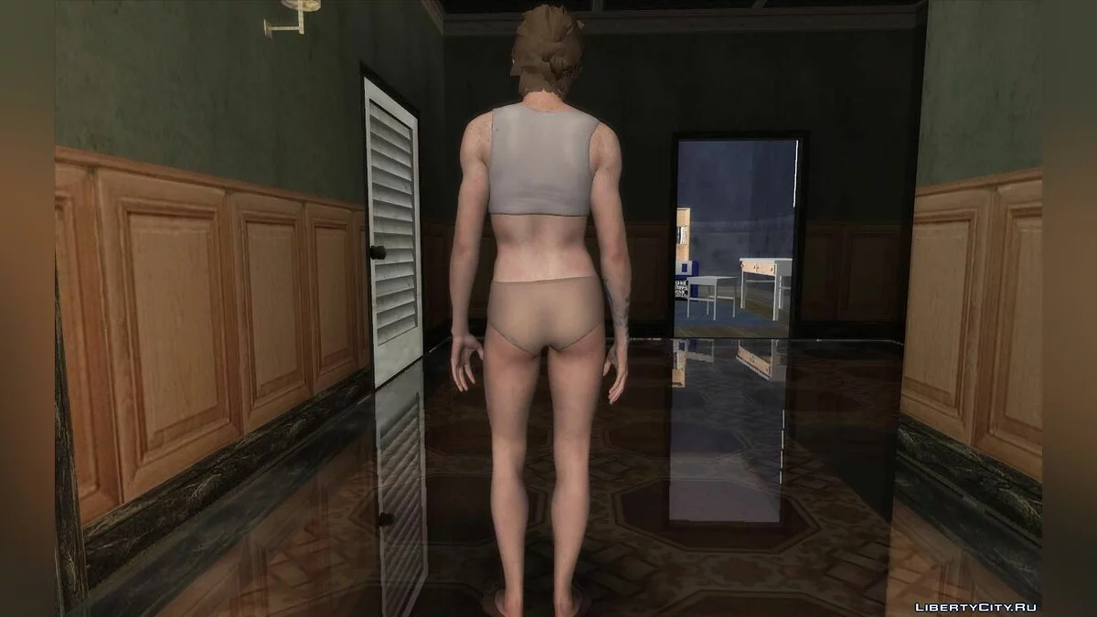 Элли в нижнем белье из The Last of US / GTA San Andreas