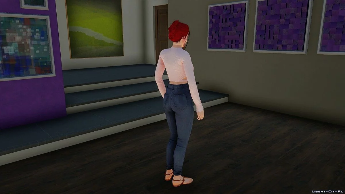 Касуми в повседневной одежде v20 / GTA San Andreas