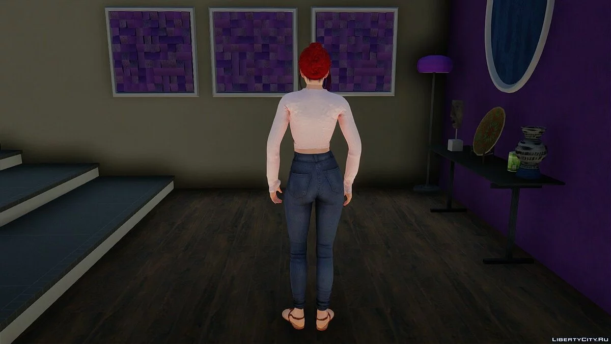 Касуми в повседневной одежде v20 / GTA San Andreas