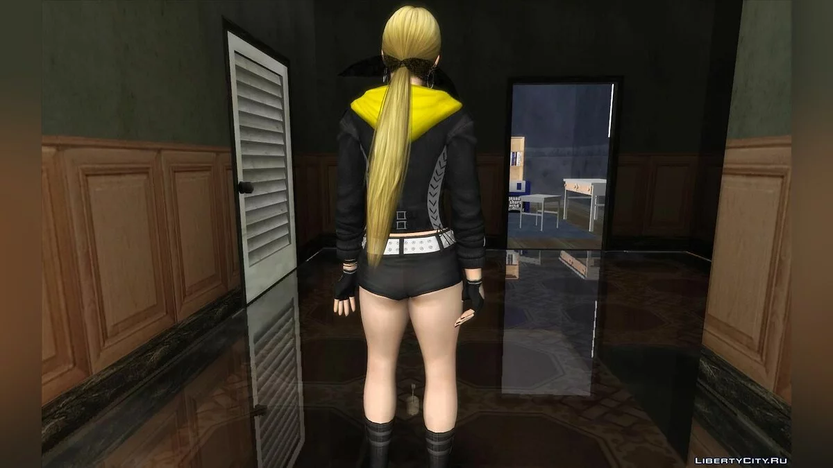 Хелена Дуглас из DOA в кожаном костюме / GTA San Andreas