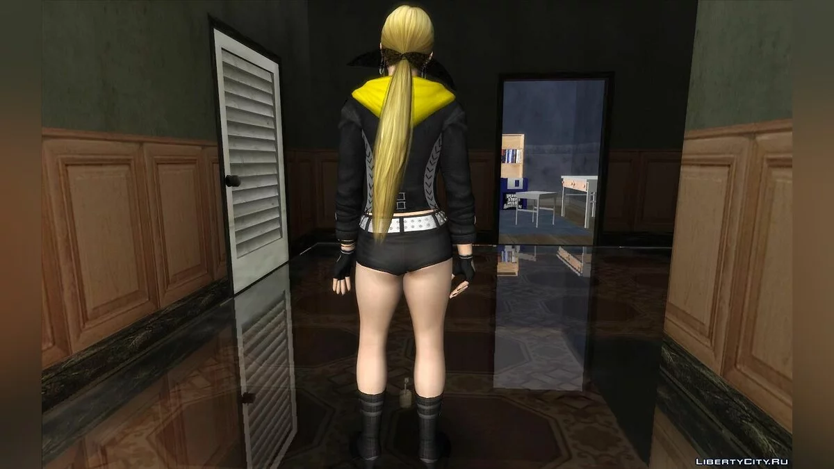 Хелена Дуглас из DOA в кожаном костюме / GTA San Andreas