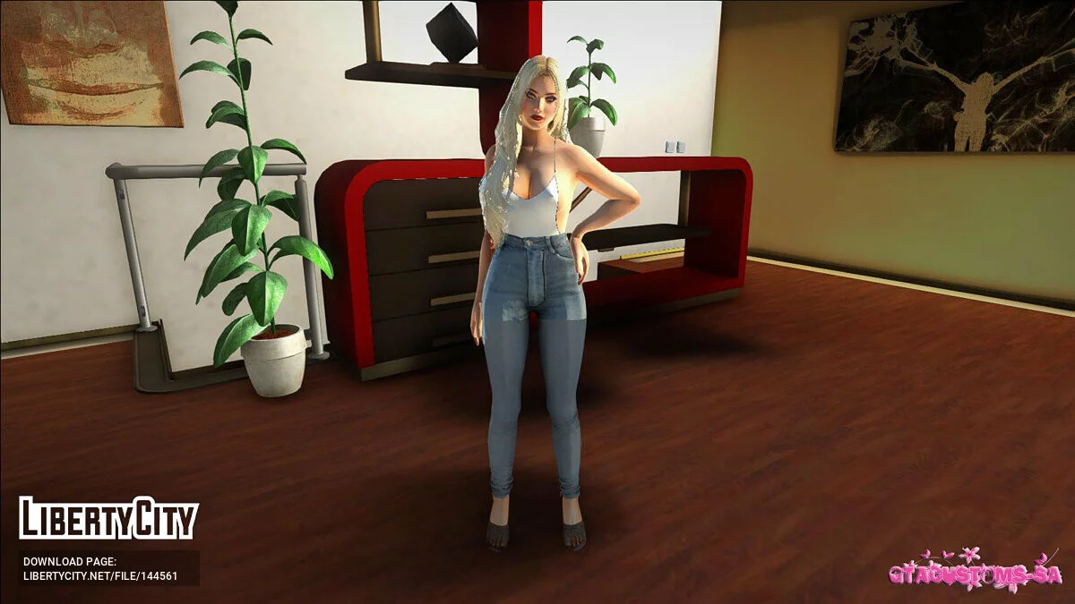 Хелена Дуглас в повседневной одежде v31 / GTA San Andreas