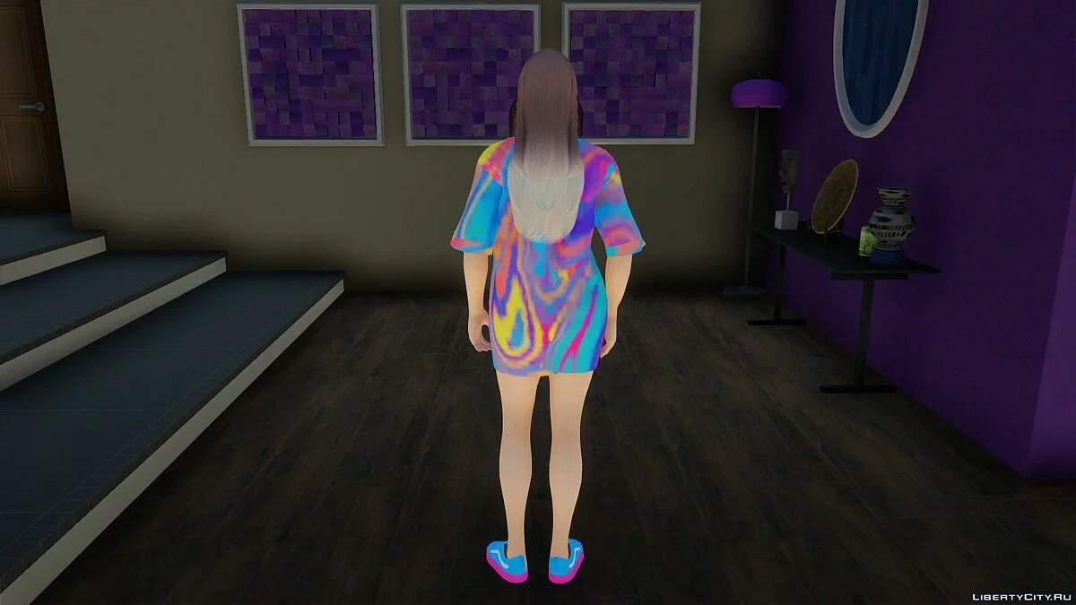 Хелена Дуглас в психоделическом платье / GTA San Andreas