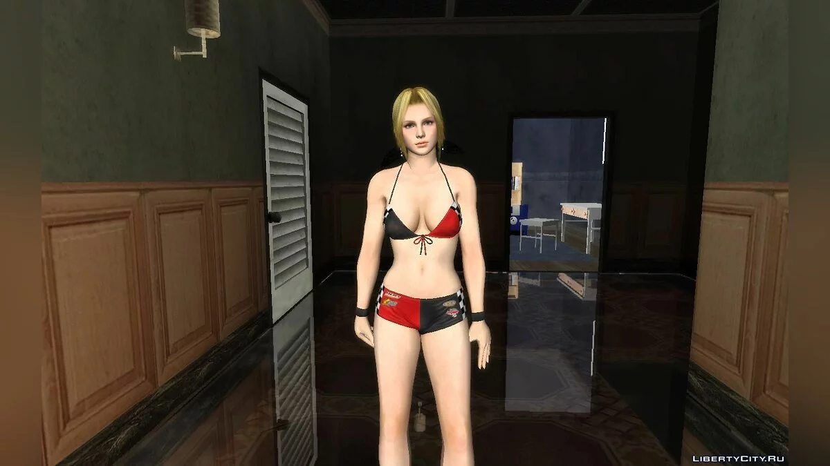 Хелена из DOA в сексуальном костюме гонщицы  / GTA San Andreas