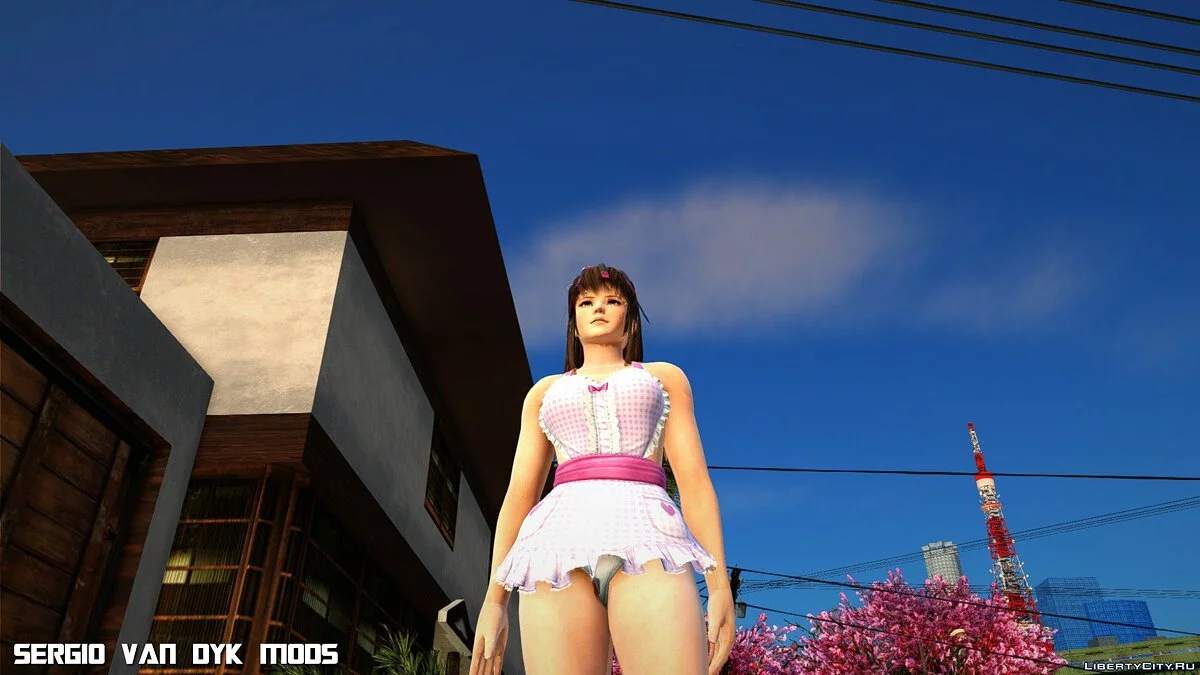 Хитоми в одежде День святого Валентина / GTA San Andreas