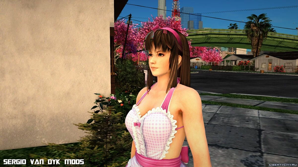 Хитоми в одежде День святого Валентина / GTA San Andreas