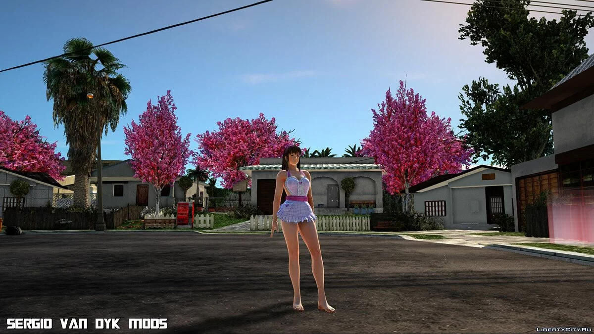 Хитоми в одежде День святого Валентина / GTA San Andreas