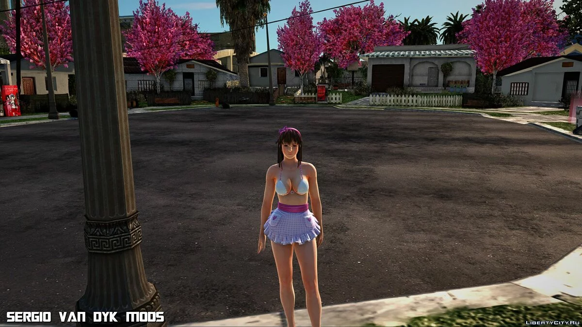 Хитоми в одежде День святого Валентина v2 / GTA San Andreas
