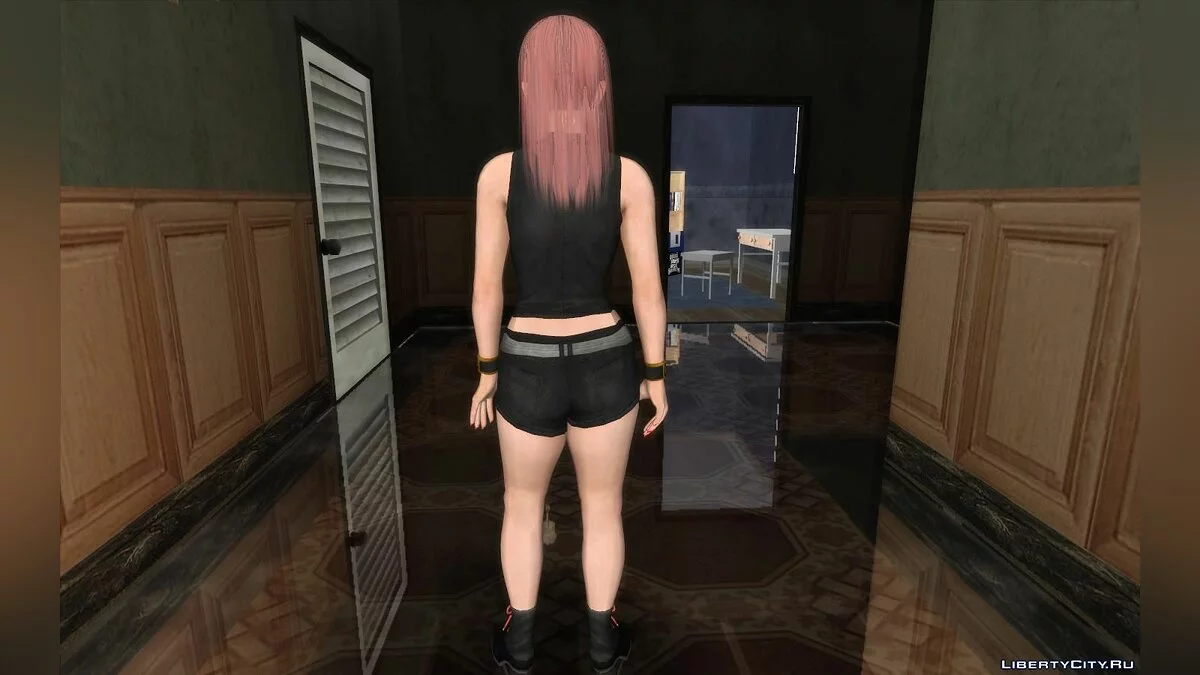 Хонока из DOA  в кожаном костюме / GTA San Andreas