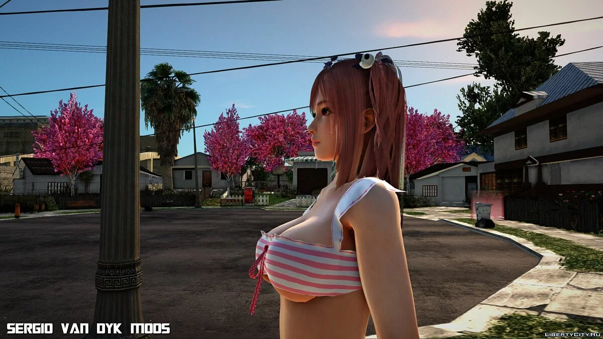 Хонока в бикини из Dead or Alive Xtreme Venus Vacation / GTA San Andreas
