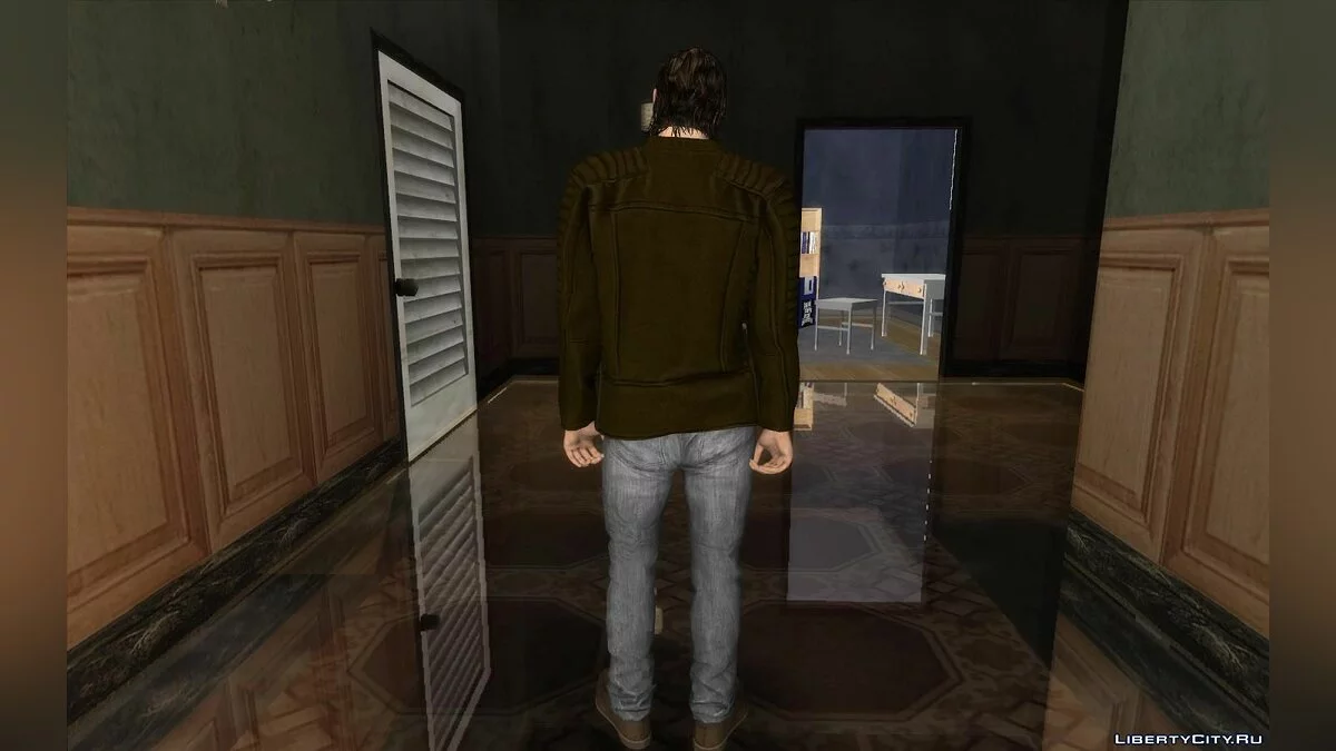 Киану Ривз в повседневной одежде / GTA San Andreas