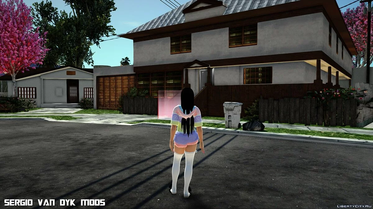 Кокоро в мягкой пушистой парке SSR из Dead or Alive Xtreme Venus Vacation / GTA San Andreas