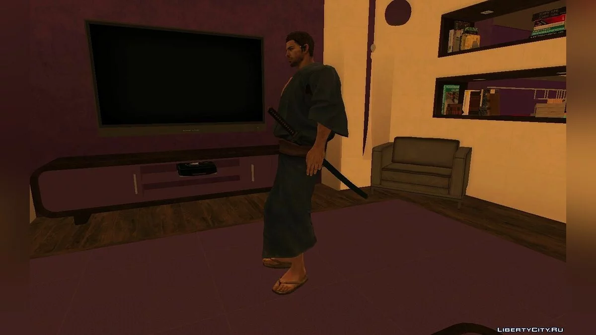 Крис Редфилд самурай / GTA San Andreas