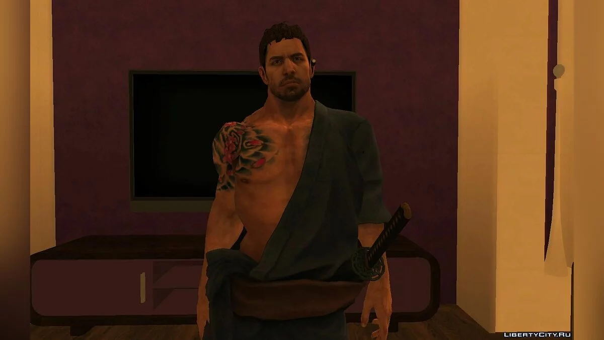 Крис Редфилд самурай / GTA San Andreas