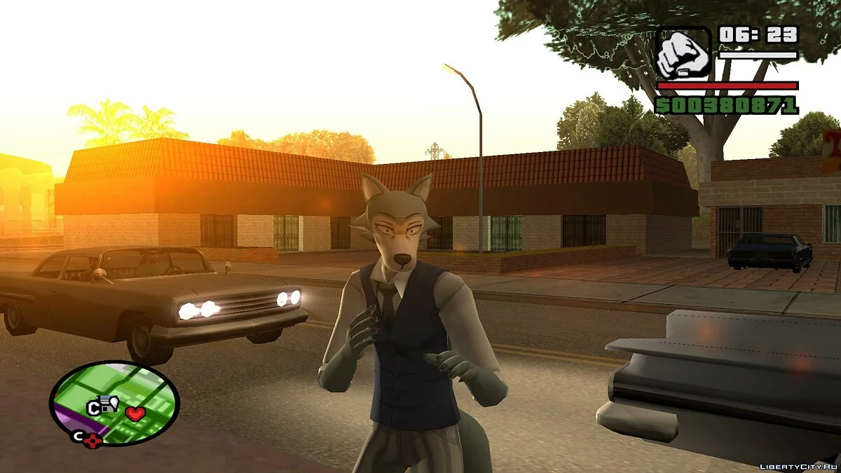 Легоси и Луис из Beastars / GTA San Andreas