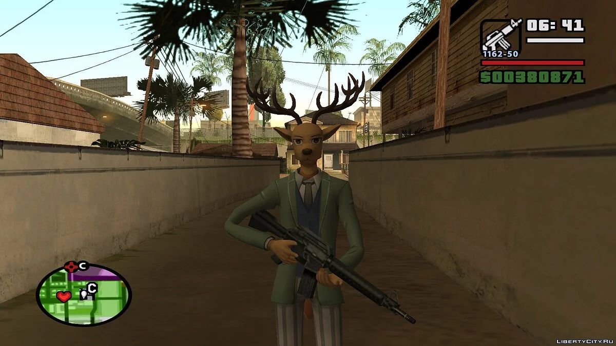 Легоси и Луис из Beastars / GTA San Andreas