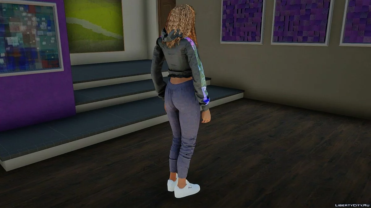 Лиза Хэмилтон в повседневной одежде v9 / GTA San Andreas