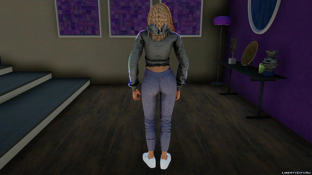 Лиза Хэмилтон в повседневной одежде v9 / GTA San Andreas