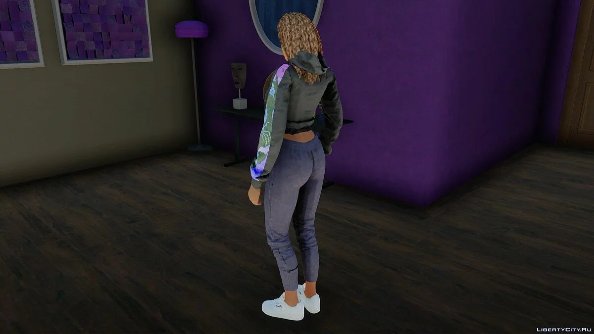 Лиза Хэмилтон в повседневной одежде v9 / GTA San Andreas
