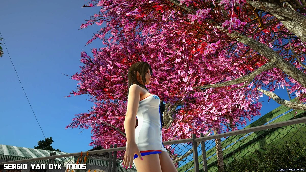 Мисаки в платье из Dead or Alive Xtreme Venus Vacation / GTA San Andreas