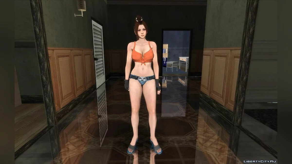Мэй Ширануи из DOA в коротких шортах / GTA San Andreas