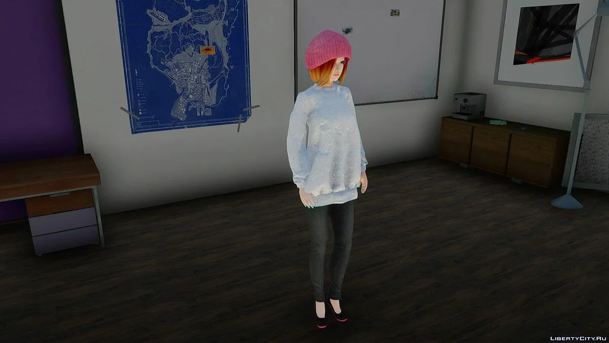 Мэри Роуз в повседневной одежде / GTA San Andreas