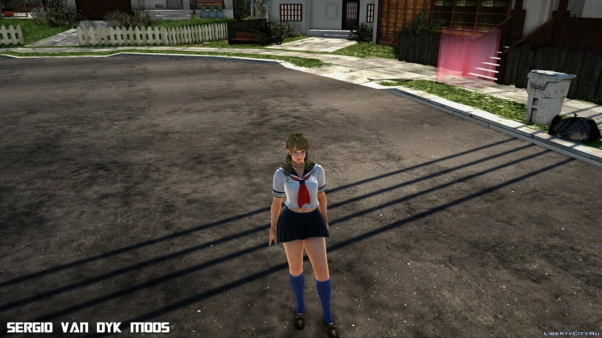 Моника в белой морской форме из Dead or Alive Xtreme Venus Vacation / GTA San Andreas