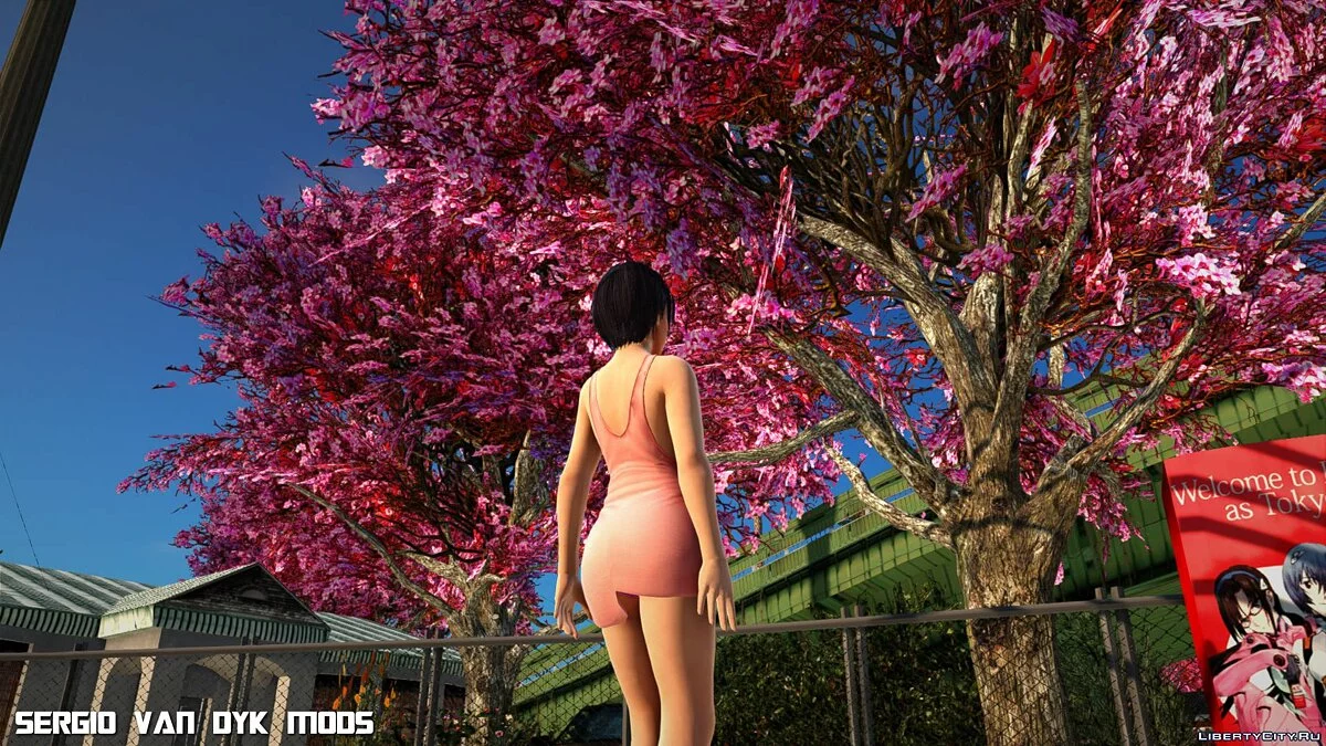 Нагиса в купальнике из Dead or Alive Xtreme Venus Vacation / GTA San Andreas