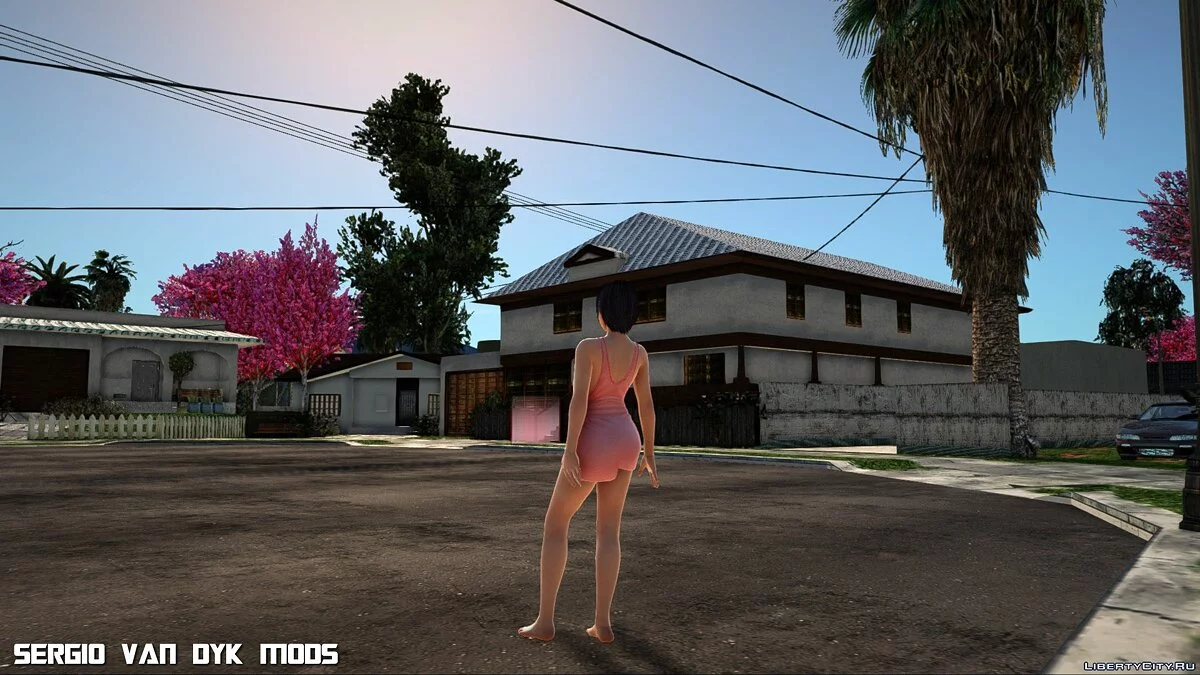 Нагиса в купальнике из Dead or Alive Xtreme Venus Vacation / GTA San Andreas
