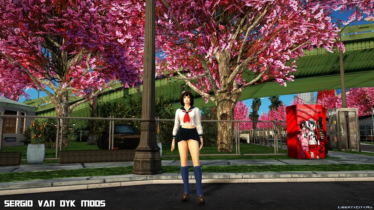 Наотора Ли в матросской школьной форме / GTA San Andreas