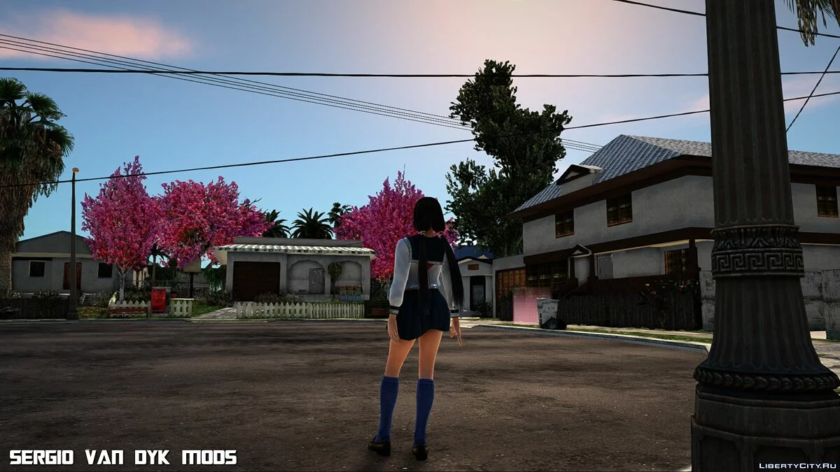 Наотора Ли в матросской школьной форме / GTA San Andreas