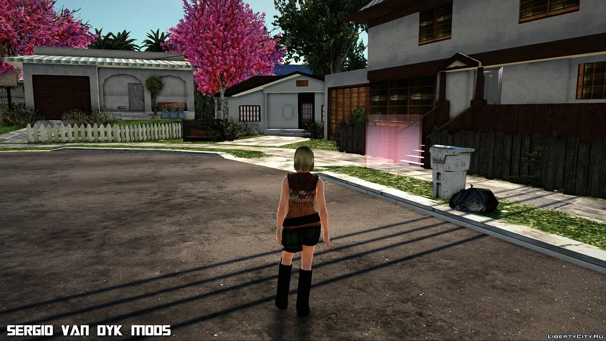 Наотора Ли в одежде Эшли Грэхэм из Resident Evil 4 / GTA San Andreas