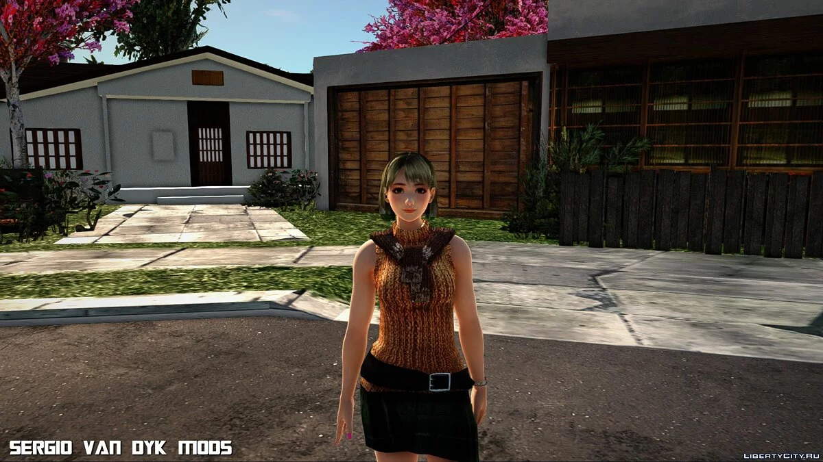 Наотора Ли в одежде Эшли Грэхэм из Resident Evil 4 / GTA San Andreas