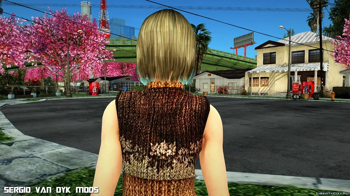 Наотора Ли в одежде Эшли Грэхэм из Resident Evil 4 / GTA San Andreas