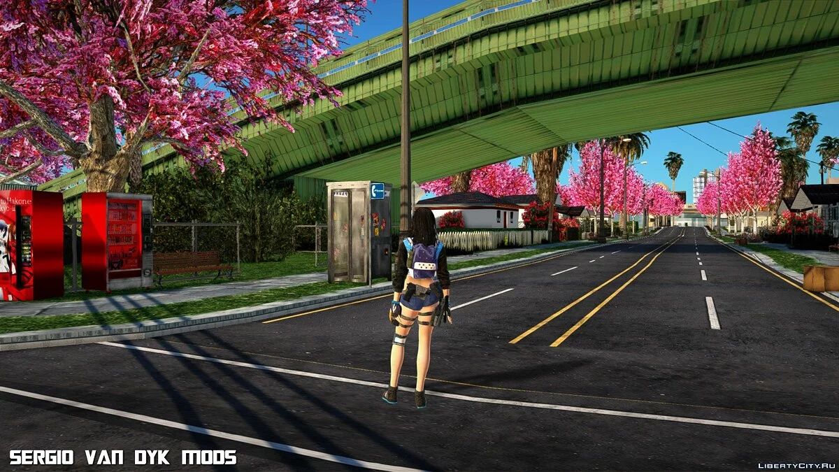 Наотора Ли в одежде Мии из Sudden Attack 2 / GTA San Andreas