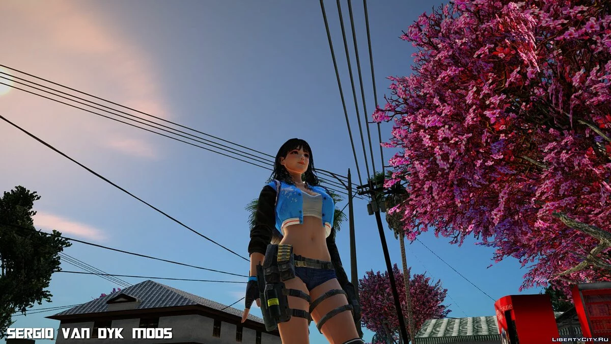 Наотора Ли в одежде Мии из Sudden Attack 2 / GTA San Andreas