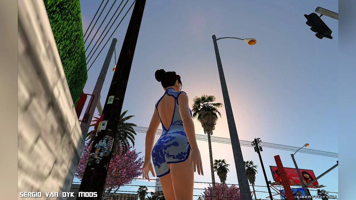 Наотора Ли в платье ципао / GTA San Andreas