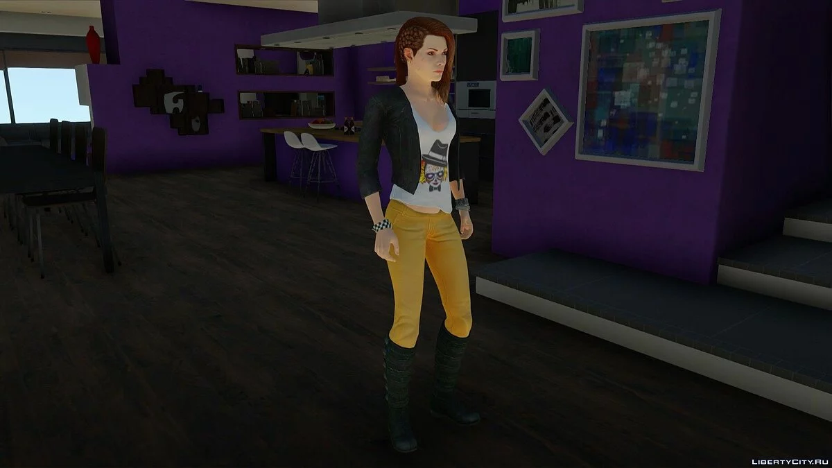 Шелли Харрисон из Bombshell в повседневной одежде / GTA San Andreas