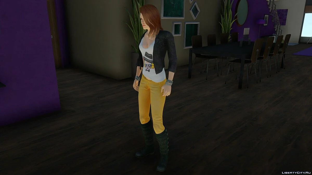 Шелли Харрисон из Bombshell в повседневной одежде / GTA San Andreas