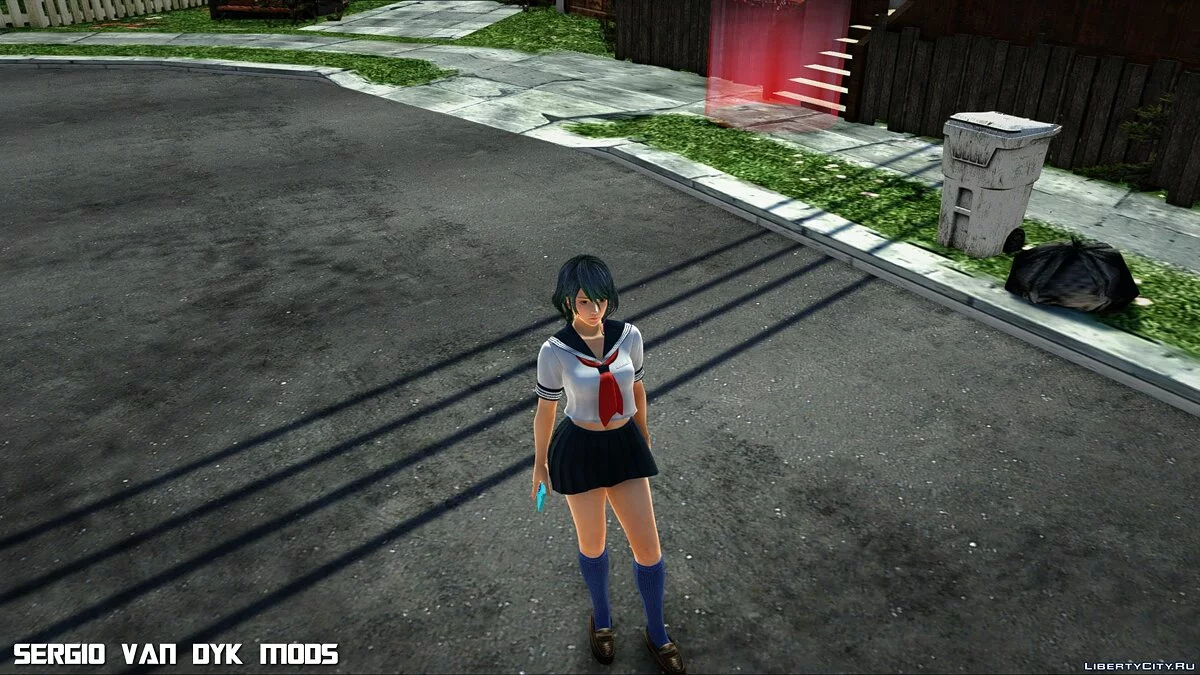 Тамаки в белой морской форме из Dead or Alive Xtreme Venus Vacation / GTA San Andreas