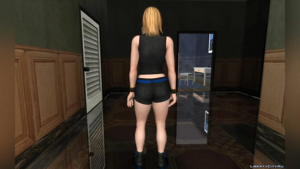 Тина Армстронг из DOA в кожаном костюме  / GTA San Andreas