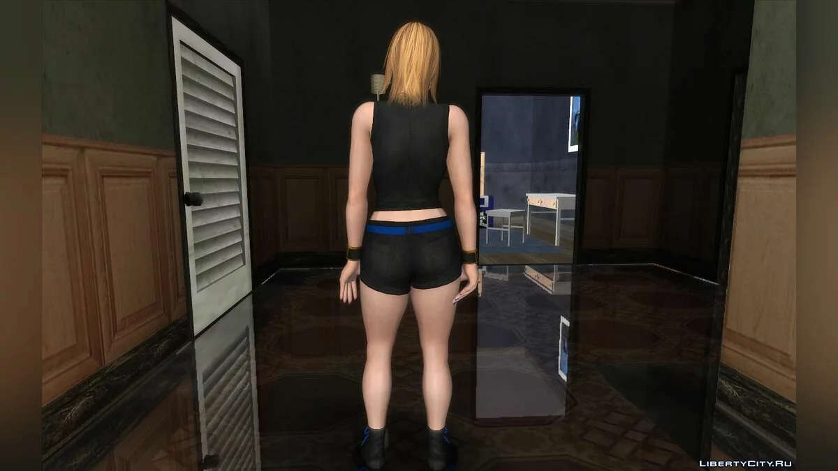 Тина Армстронг из DOA в кожаном костюме  / GTA San Andreas