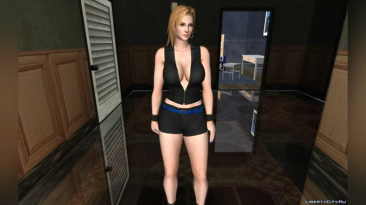 Тина Армстронг из DOA в кожаном костюме  / GTA San Andreas
