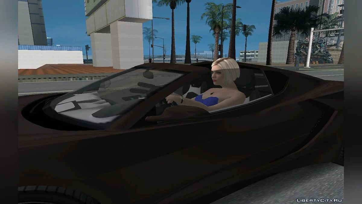 Агата Бейкер из GTA Online в платье (Casino And Resort) / GTA San Andreas