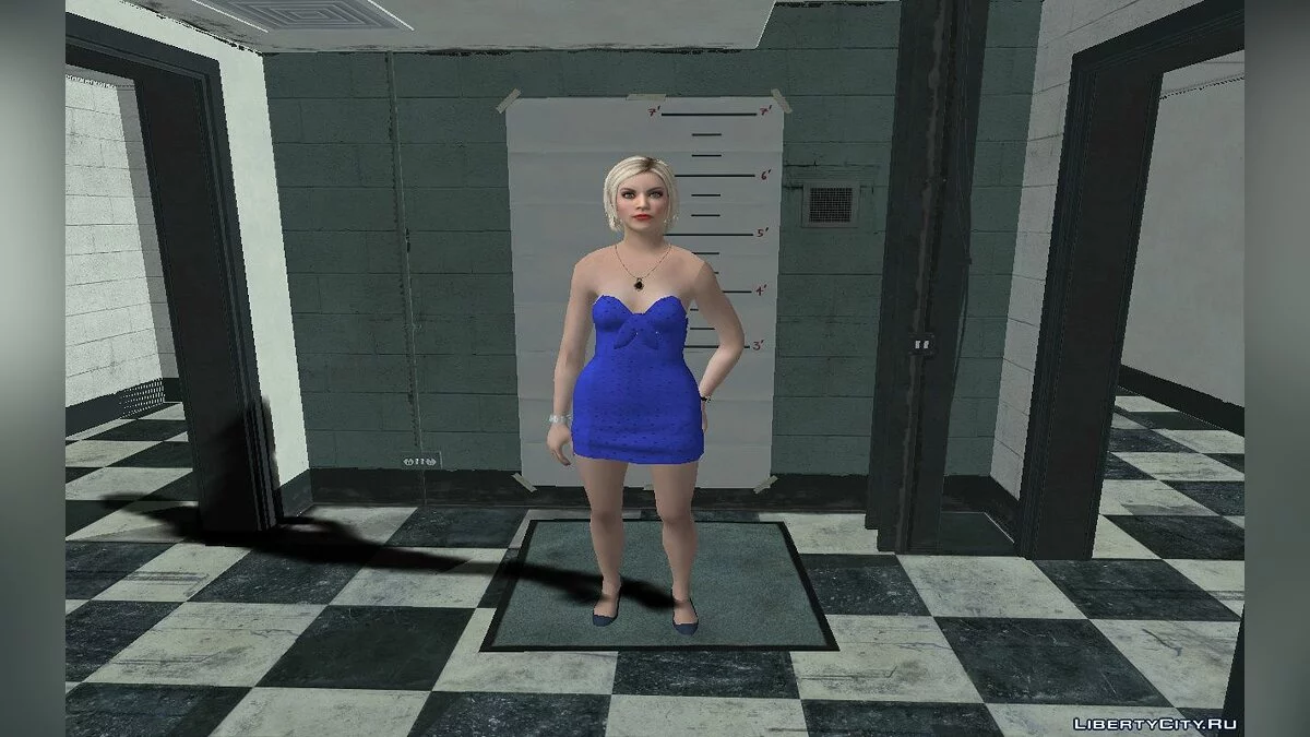 Агата Бейкер из GTA Online в платье (Casino And Resort) / GTA San Andreas